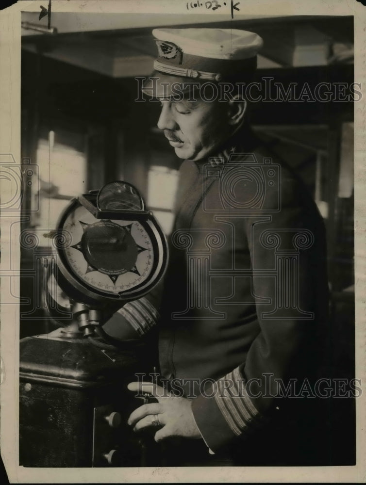 1922 Press Photo Automatic Steering Gear on the SS Munargo
