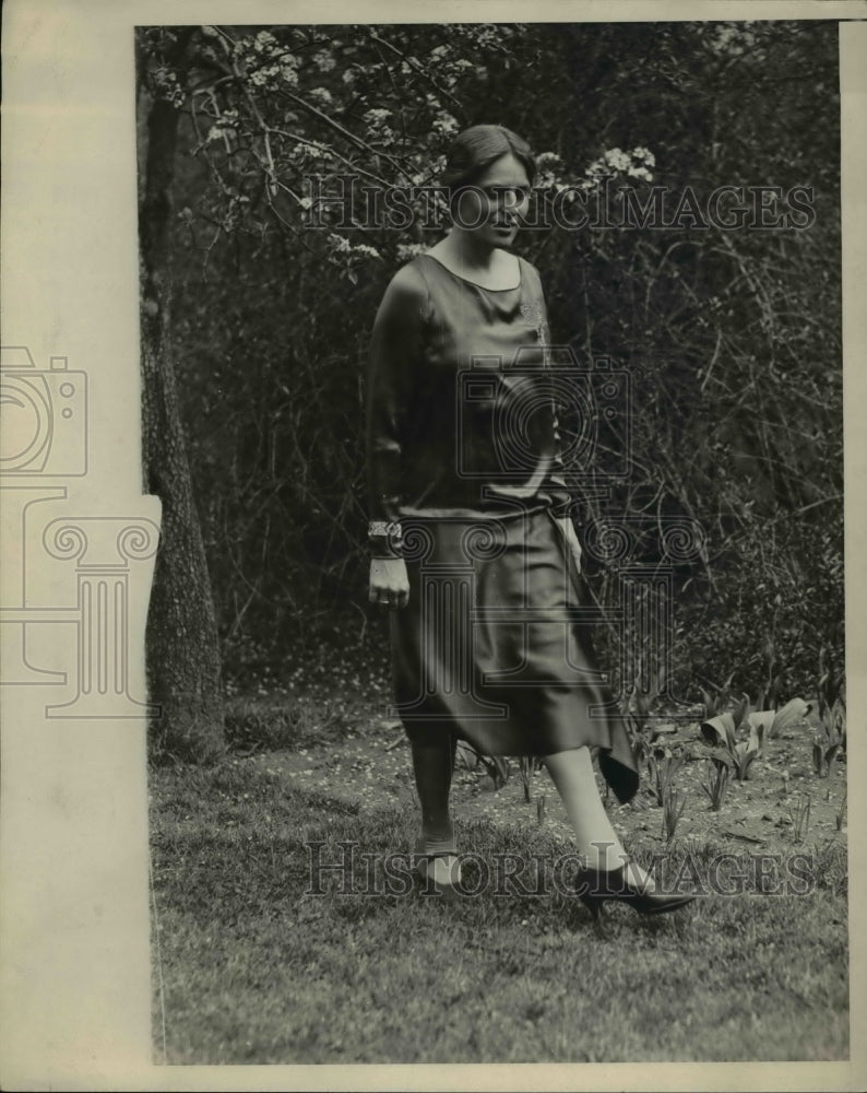 1929 Press Photo Mrs Frances Wilson Sayre