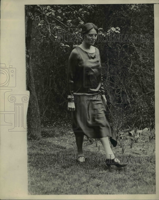 1929 Press Photo Mrs Frances Wilson Sayre