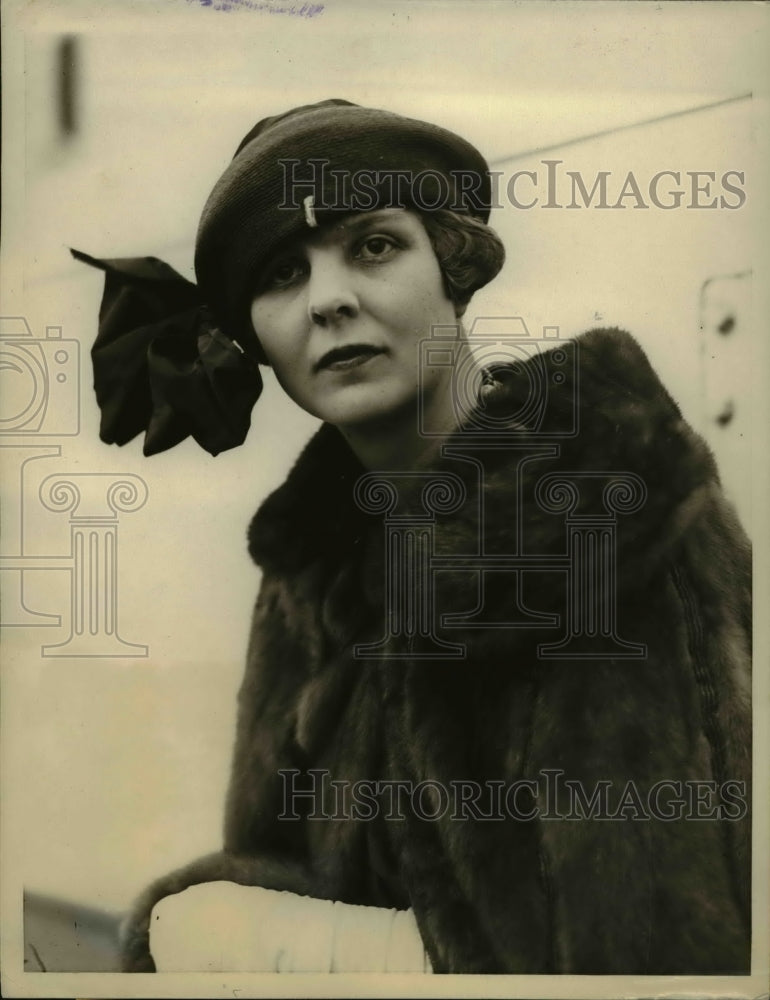 1923 Press Photo Mrs. Robert Gamble Prominent New York Society Woman