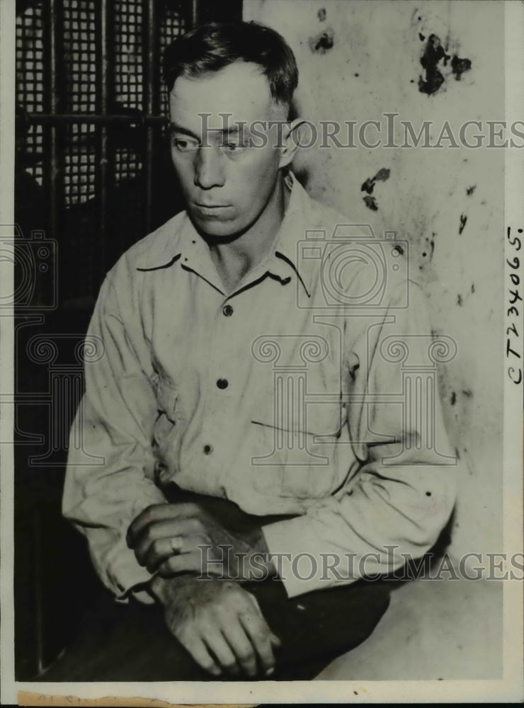 1933 Press Photo Harold Schaab Accused Of Causing Truck Accident That Killed 6