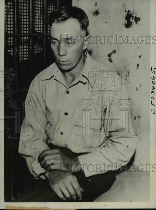1933 Press Photo Harold Schaab Accused Of Causing Truck Accident That Killed 6