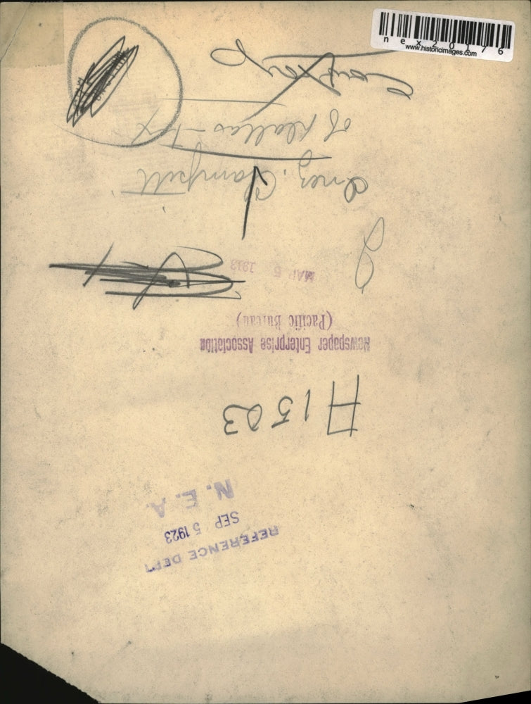 1923 Press Photo Inez Clampett of Dallas Texas as a cowbiy