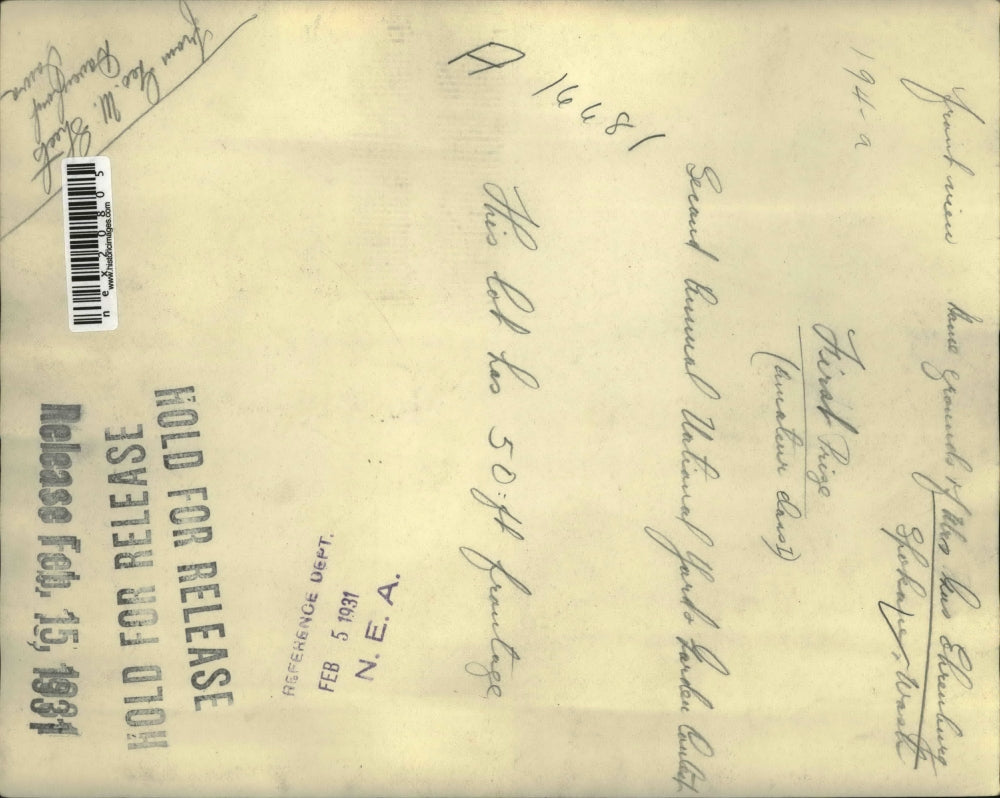 1931 Press Photo Mrs Ehrenburg home & grounds in Spokane Wash - nex20805