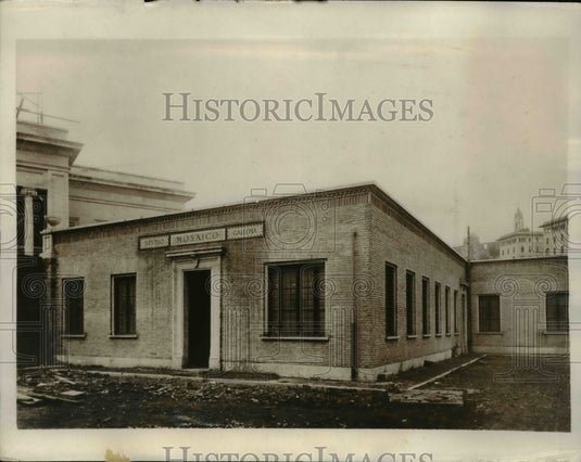 1932 Press Photo The Vatican Mosaic Laboratory in Italy