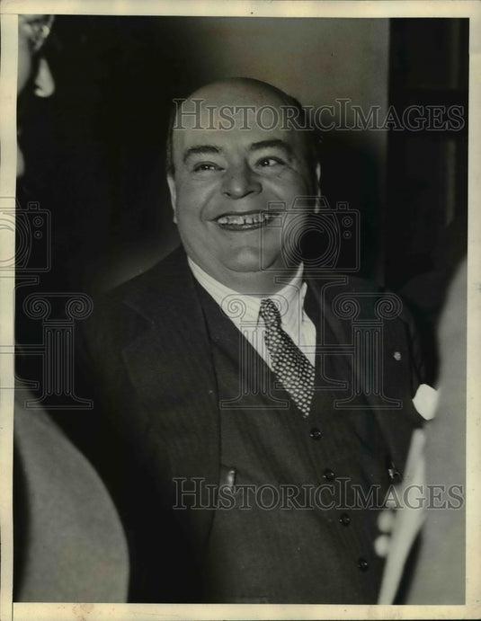 1933 Press Photo HC Hoppsom pres. of Associated Gas & Electric Co