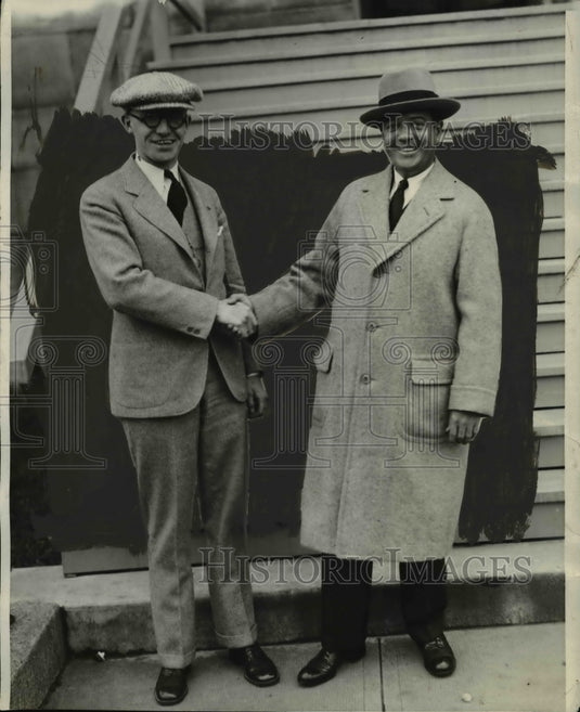 1929 Press Photo Con Hartley of NJ youngest ever Senator Bob Lafollette