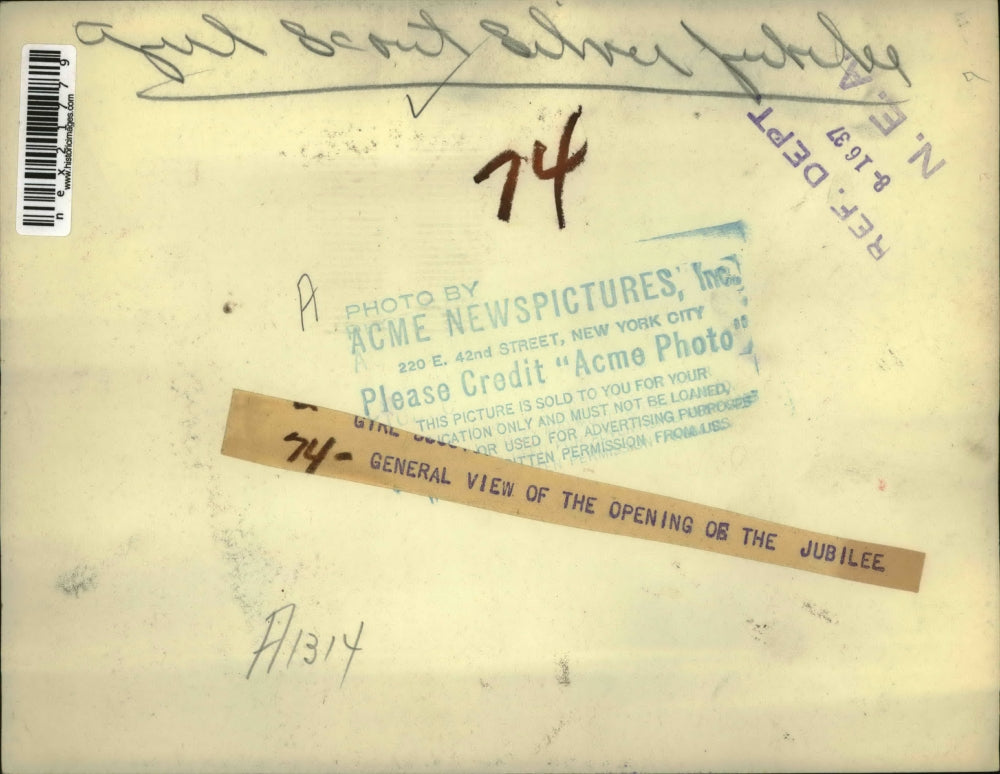 1937 Press Photo Opening of Girl Scout Silver Jubilee