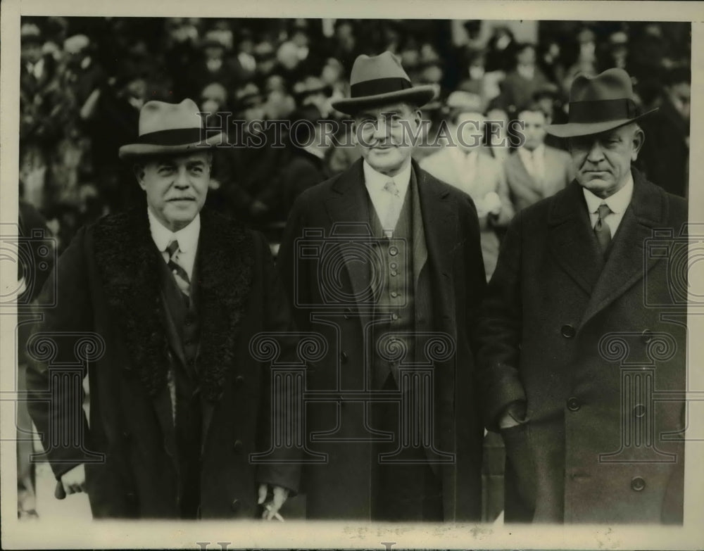 1928 Press Photo Nicholas Longsworth Speaker of house, Sec. Curtis D. Wilbor