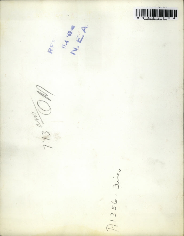 1949 Press Photo Explosion at Dallas Texas Federal Housing Apartment Building