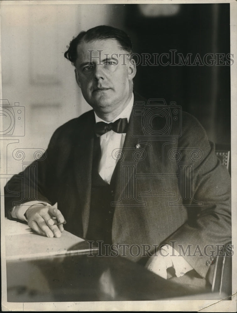 1923 Press Photo Murray Hulbert Assume Full Duties of New York Mayor