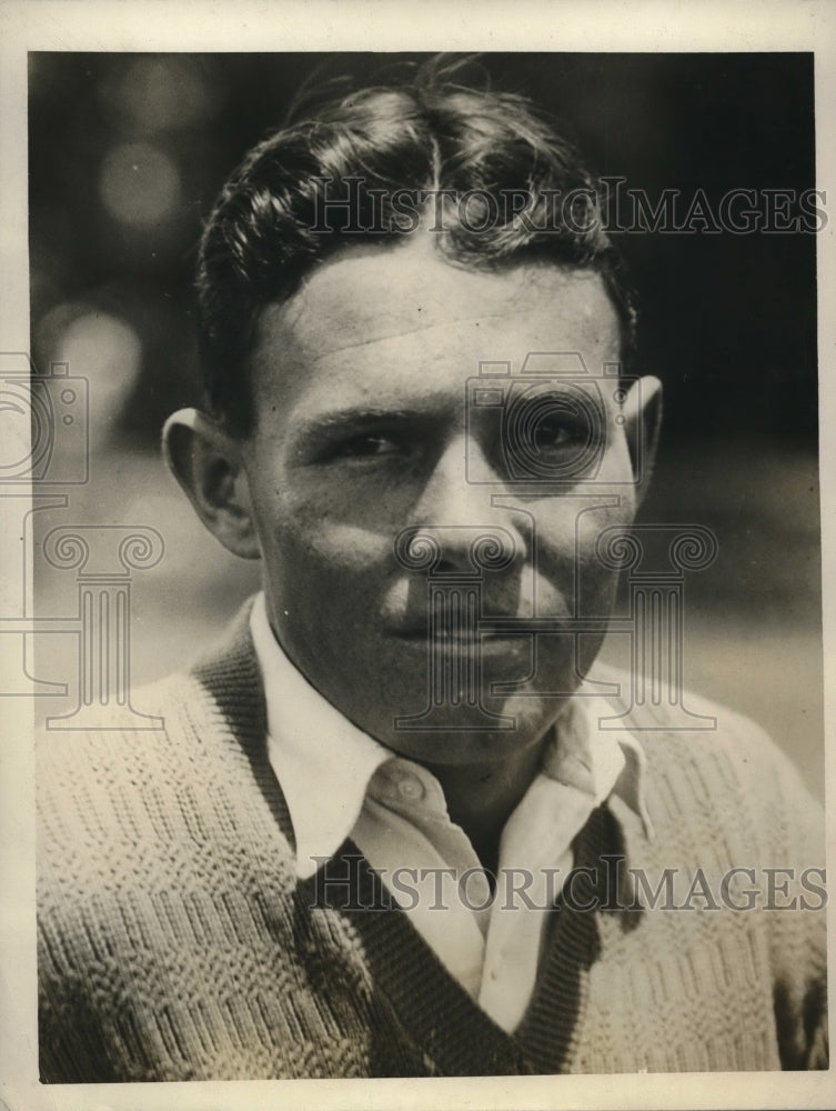 1927 Press Photo Long Beach Calif. Leslie Hensley age 17 Jr golf champion