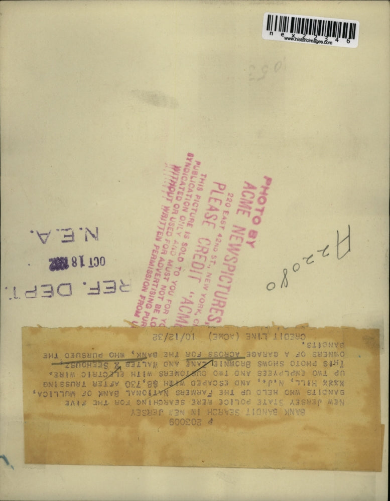 1932 Press Photo Brownie Zane & Walter Seehoust garage owners in NJ