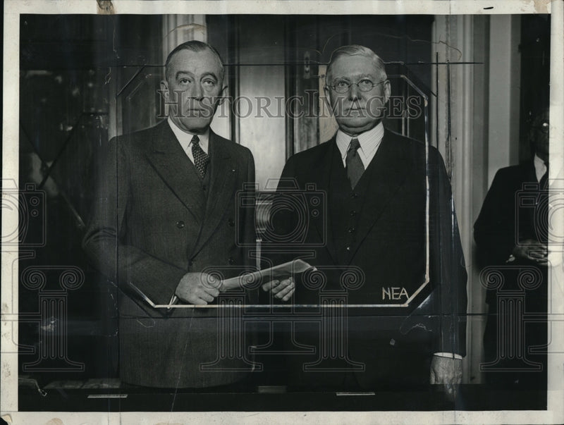 Load image into Gallery viewer, 1928 Press Photo Senator David Reed &amp; Joseph R. Grundy
