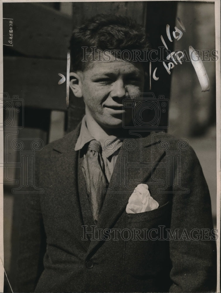 1919 Press Photo Niko GilhooleyChampion stowaway held by NYC immigration