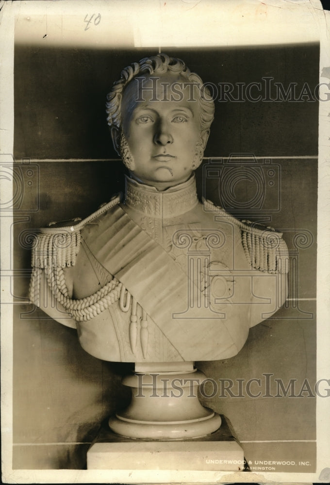 1926 Press Photo Bust of Gen Barnardo O'Higgins hero of Chile