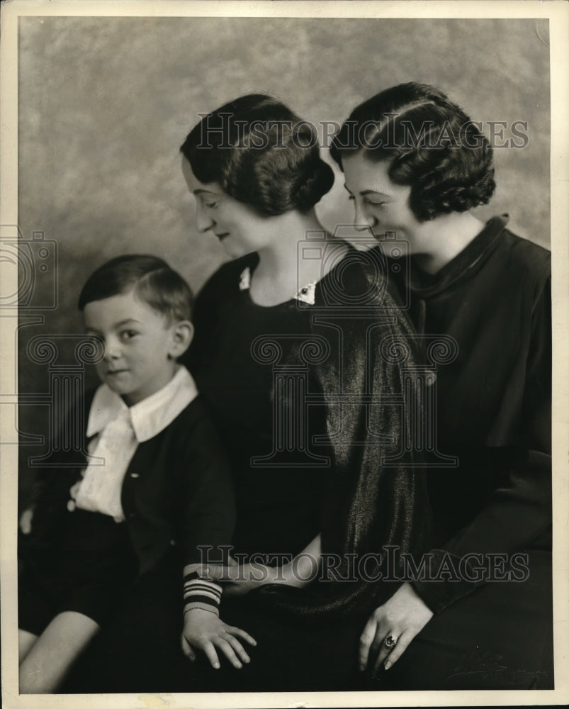 1938 Press Photo Charles Margiotti Jr., Mrs Charles Margiotti, Juliette