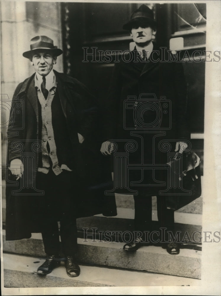 1923 Press Photo Thomas and Hollein leaders of communists in germany
