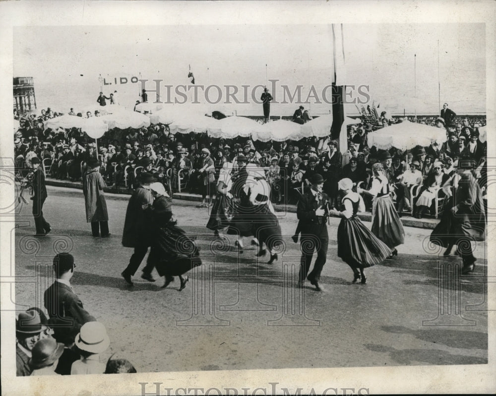 1933 Press Photo Annual Floral fete on Easter Sunday at Nice France