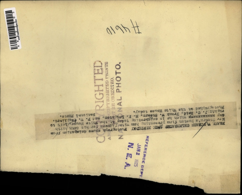 1925 Press Photo JC Reid, Frank Stearn, MF Leighton, FW Faullard