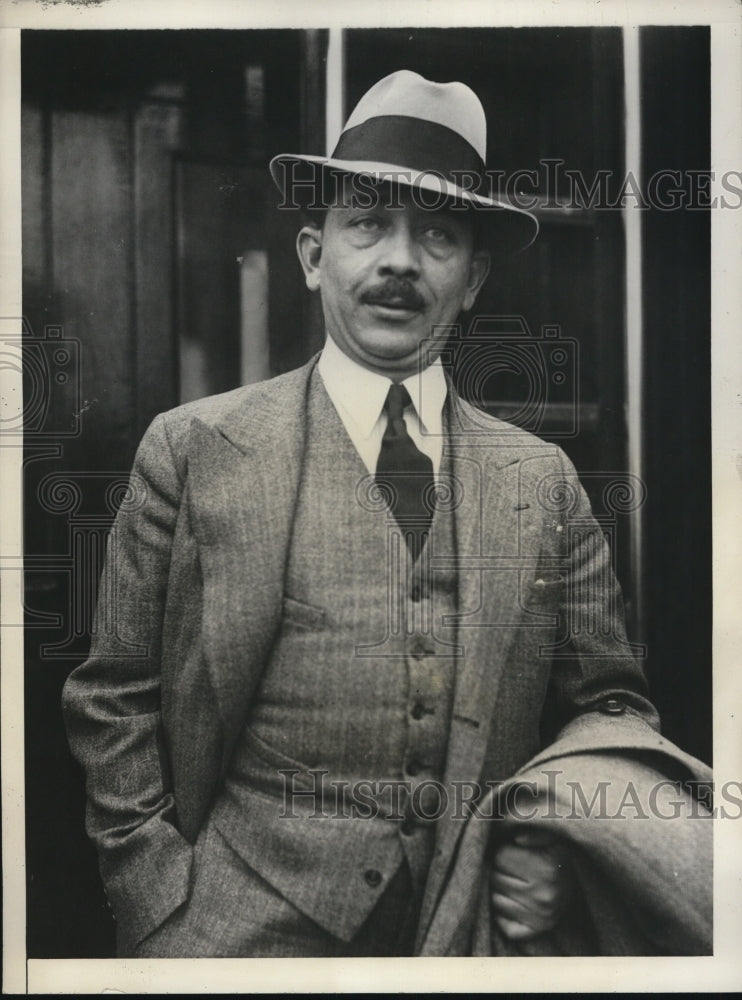 1931 Press Photo Carlos M Aparicio owner of La Prensa paper in Columbia