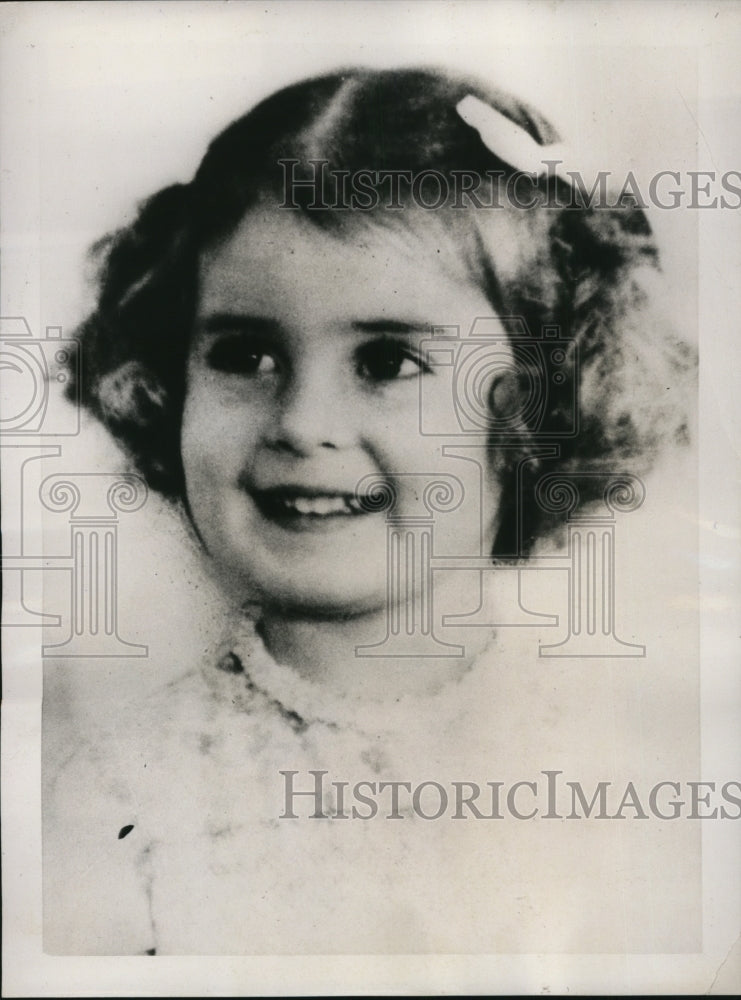 1939 Press Photo London Princess Elizabeth of Jugoslavia on 3rd birthday