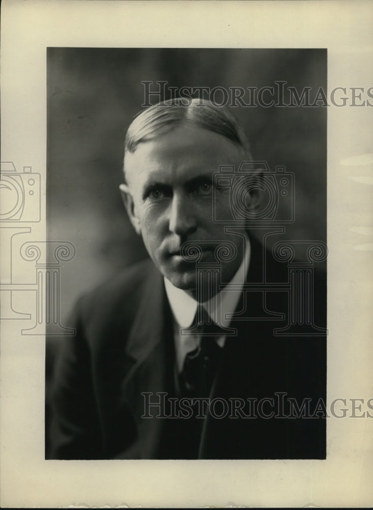 1923 Press Photo Claudius H. Huston, assistant Secretary of Commerce.