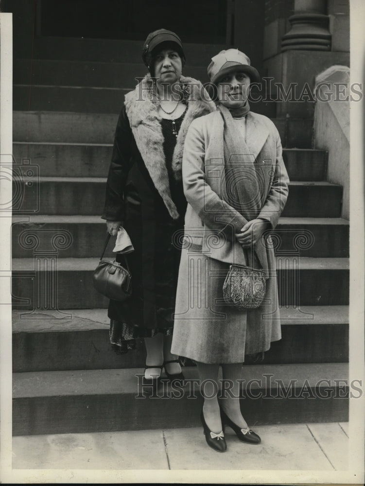 1929 Press Photo Wash DC Juana Pitman de Labarthe & Louise Hernandex of Mexico