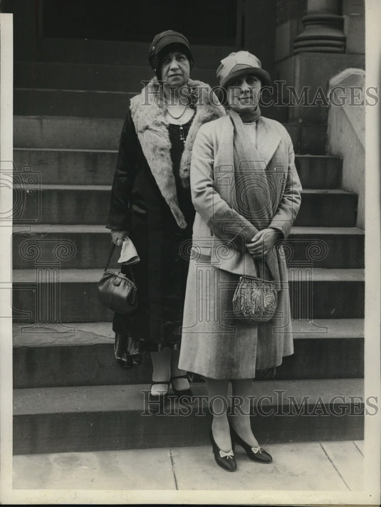 1929 Press Photo Wash DC Juana Pitman de Labarthe & Louise Hernandex of Mexico