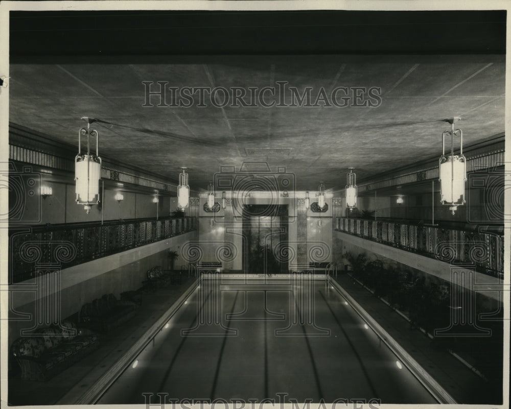 1930 Press Photo Chateau Laurier spa in Ottawa for Canadian Natl RR