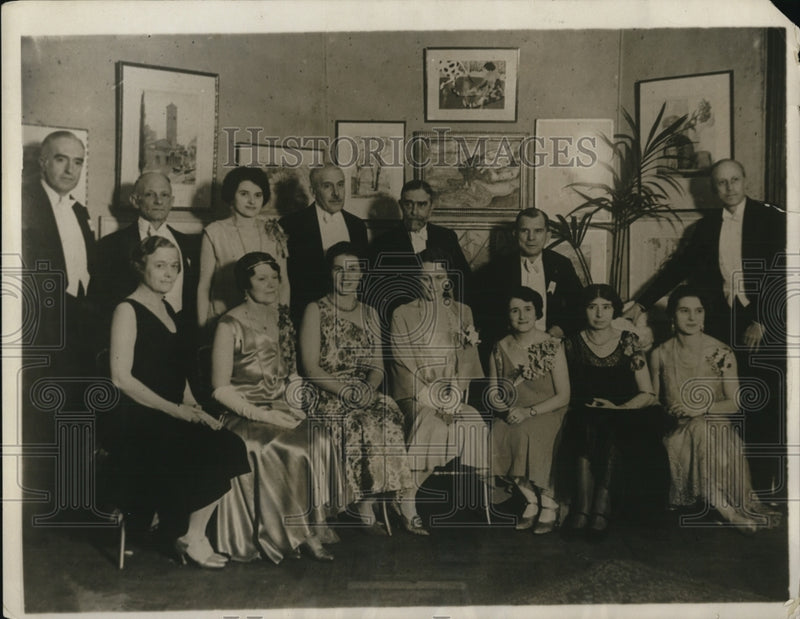 Load image into Gallery viewer, 1930 Press Photo London Naval Conference British American Dance Club
