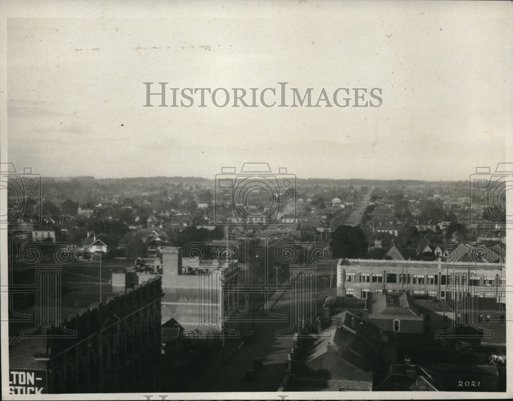 1926 Press Photo Christchurch, the Cathedral City in New Zealand
