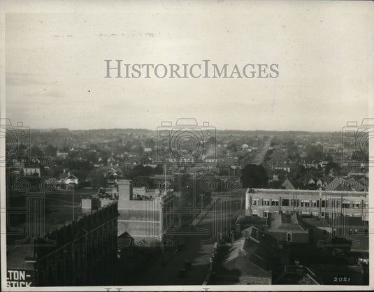 1926 Press Photo Christchurch, the Cathedral City in New Zealand
