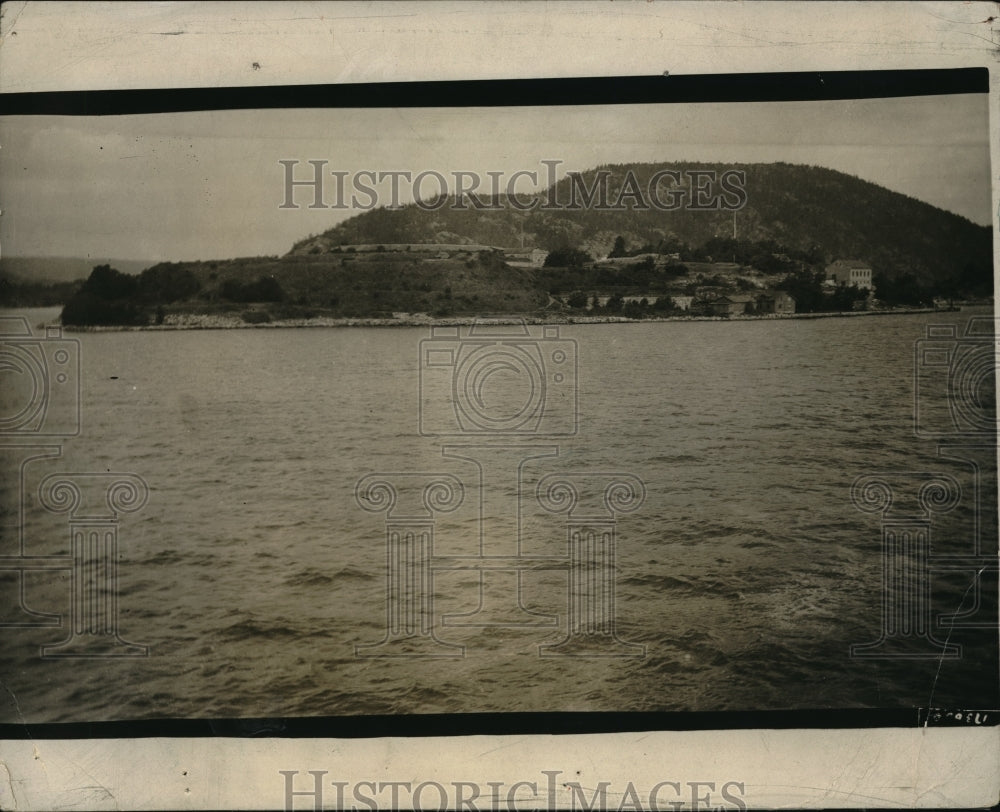 1926 Press Photo Fortress Guarding Copenhagen Harbor