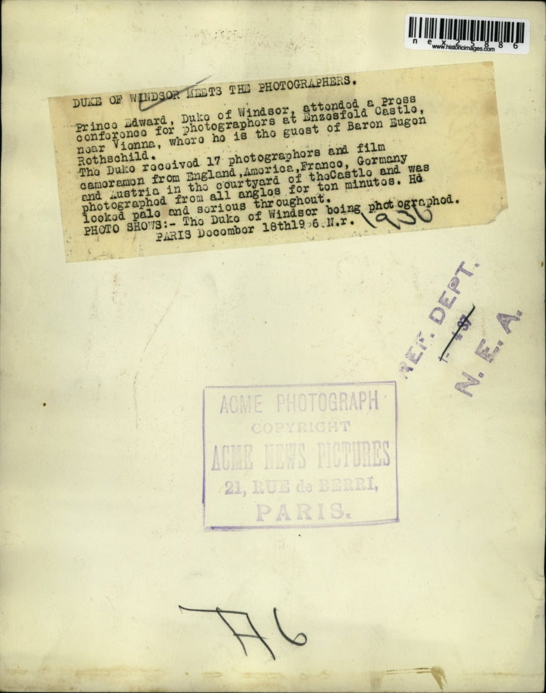 1997 Press Photo Prince Edward, Duke of Windsor at Enzesfeld Castle