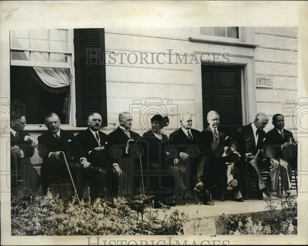 1931 Press Photo US Amb to France Walter Edgem M Olicier, AM Washington