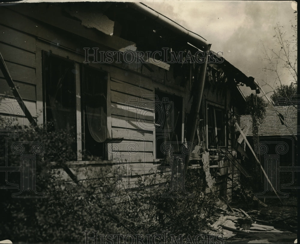 1934 Press Photo M Godfrey Ott owner of property and mayor of M'Guffey.