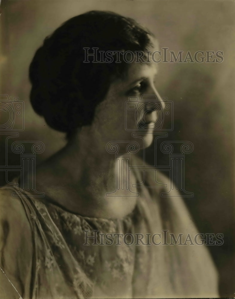 1929 Press Photo Mrs. Robert Ernest Venson, wife of President Venson Mystery