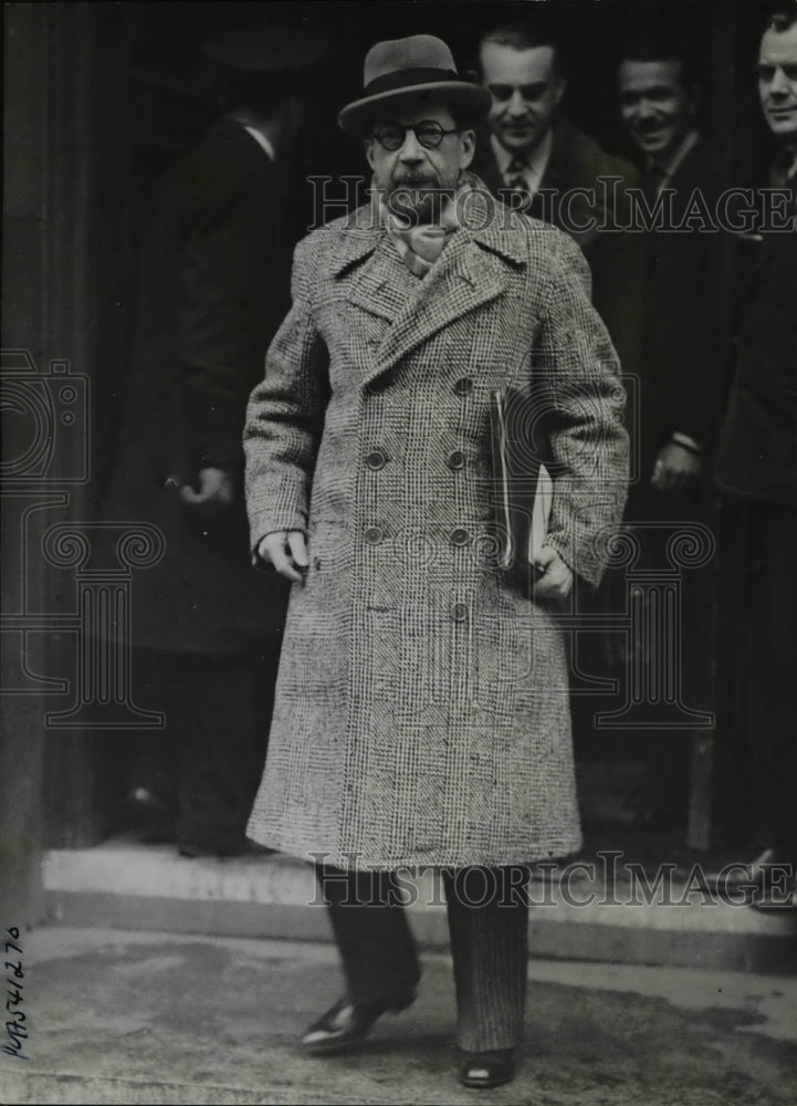 1940 Press Photo M. Gentin, French Minister of Commerce