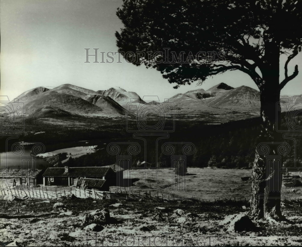 1970 Press Photo The Rondane mountain ranges in Norway.