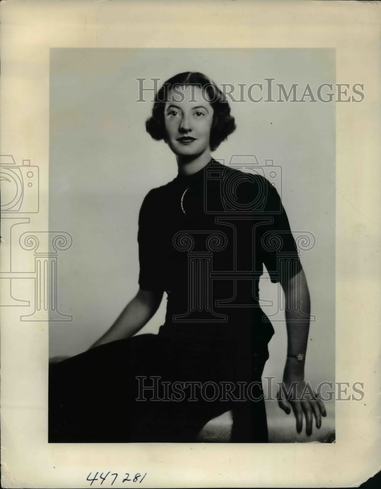 1938 Press Photo Miss Katherine Pearson Duchess At Preakness Ball