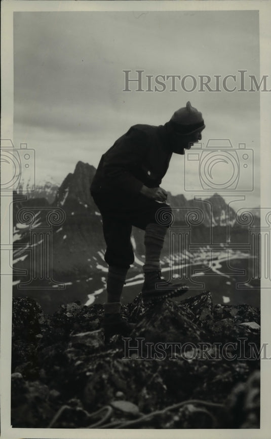 1934 Press Photo Gustava Gambs Washington DC oldest member Alpine Club Cnada