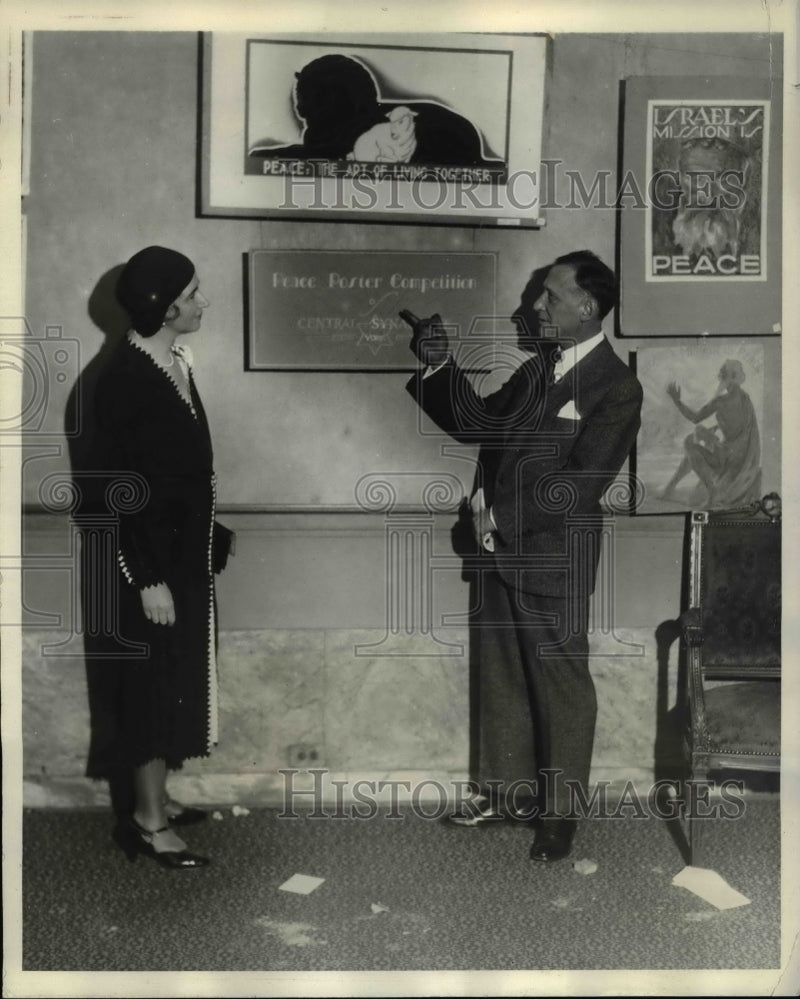 Load image into Gallery viewer, 1931 Press Photo Phila Pa Rabbi &amp; Mrs Jonah B Wise at Reform Judaism org,
