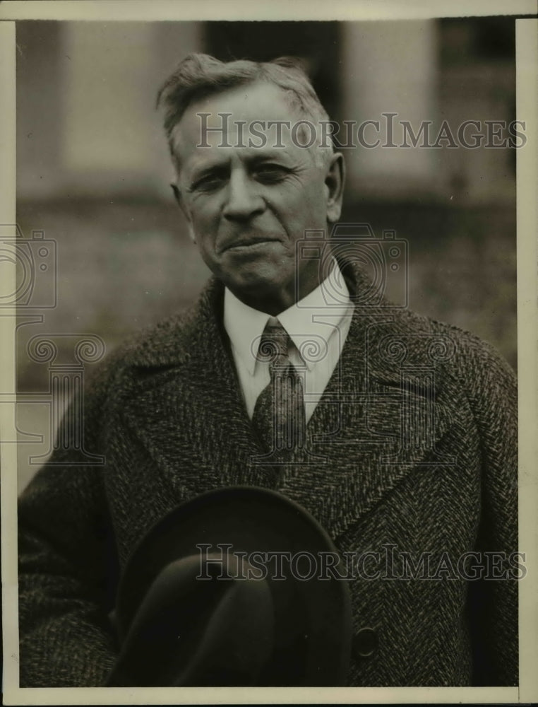 1929 Press Photo M.T. Everhart, son-in-law of the former Secretary of the