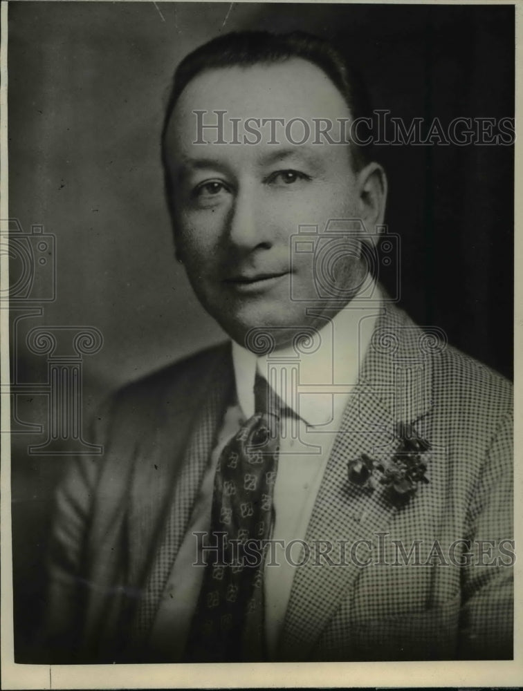 1924 Press Photo I.S. Watson agent for Lamar Life Insurance Co of Miss