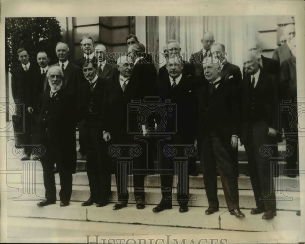 1930 Press Photo French College profs WE Edge, J Prunhesm E F Gauthier