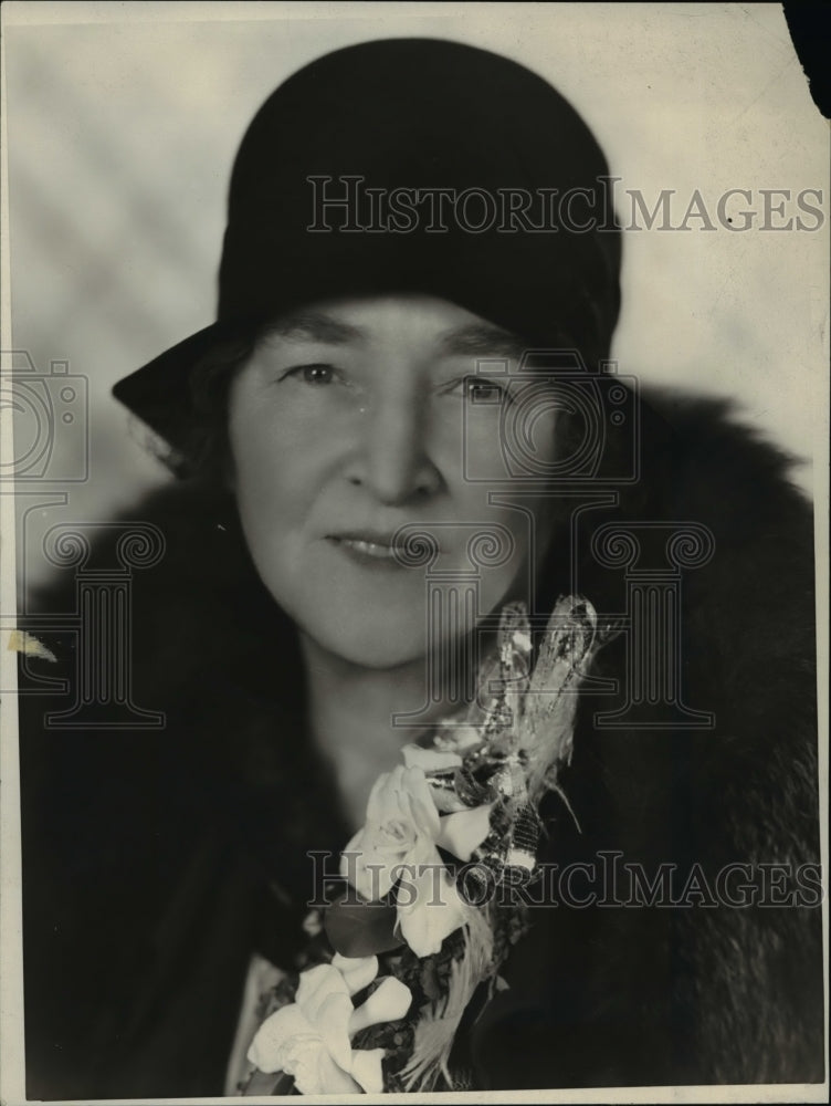 1931 Press Photo Mrs. Frank H. Schofield, wife of Admiral of the Pacific Fleet.