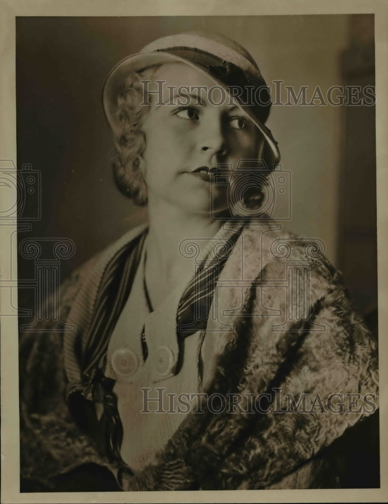 1938 Press Photo Pretty Alta Elanis Vail