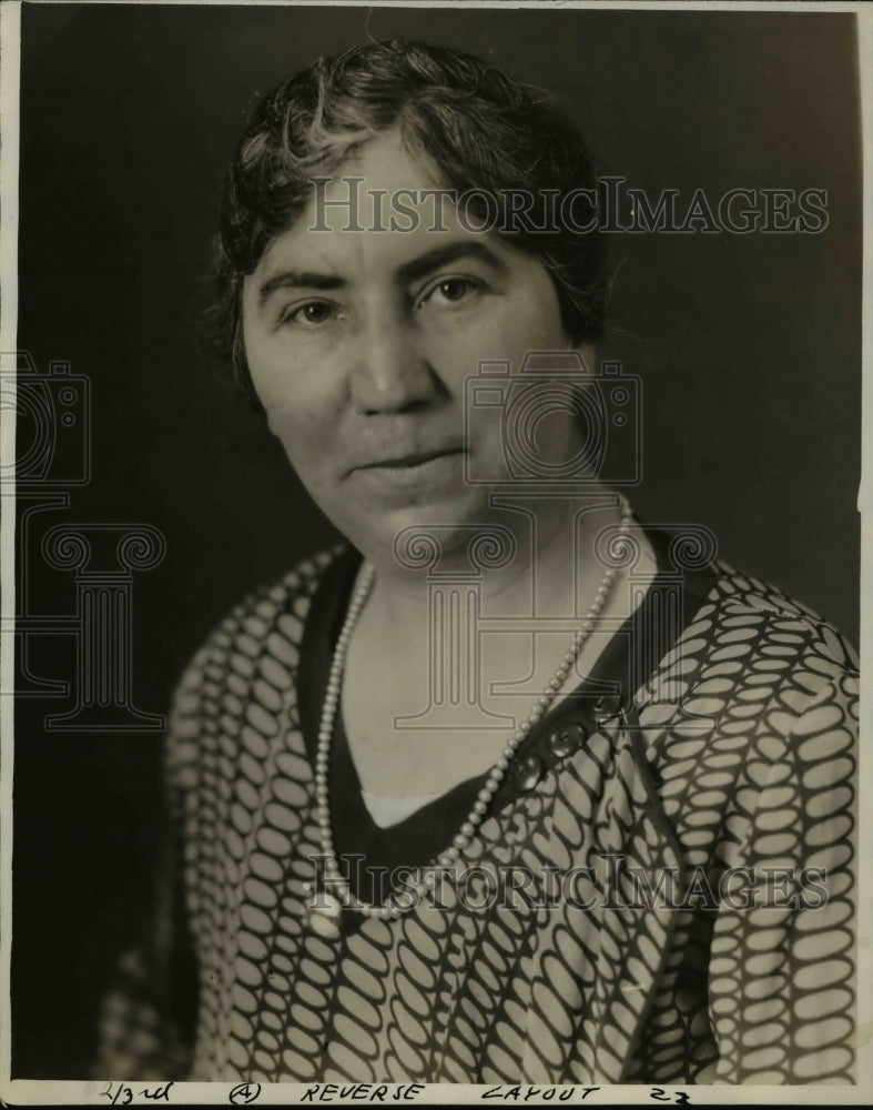 1927 Press Photo Mrs Fred Horn So Lakewood Women's Club