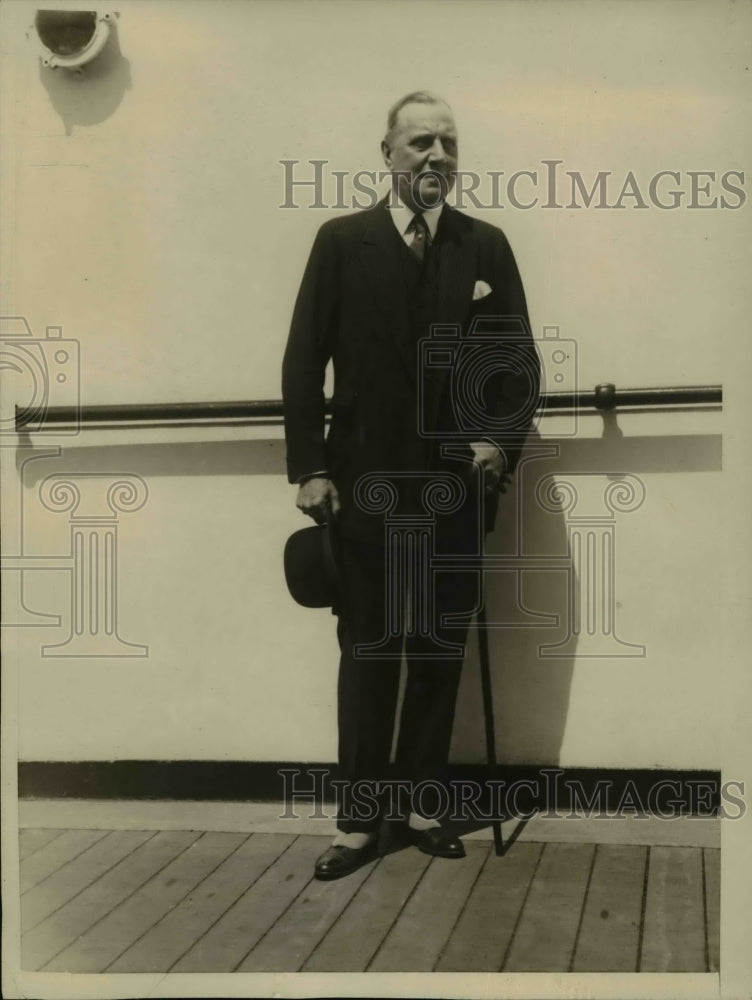 1925 Press Photo NY banker Oliver Harriman of National Bank